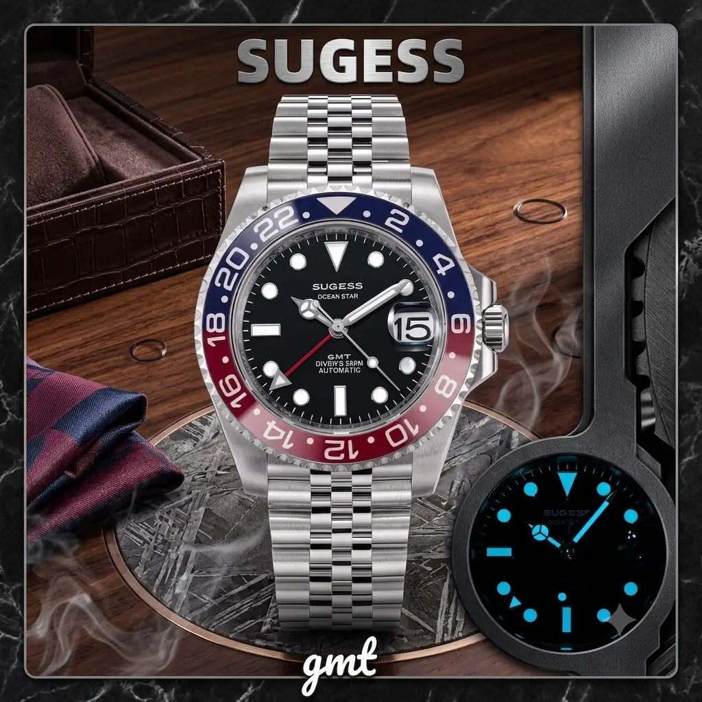 Sugess GMT Automatic Diving Watch
